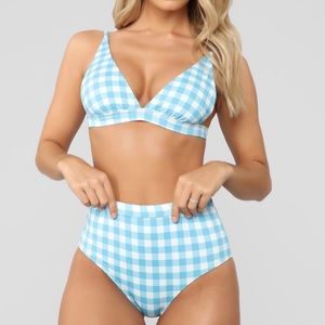 NWT Fashion Nova High Waisted Bikini